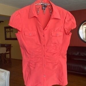 Cotton express, stretchy top, size M